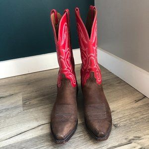 Lucchese Women's 1883 Western Boots - Brown/Red